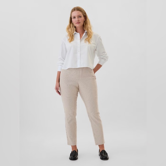 Gap Plaid Mid Rise Skinny Ankle Pants - Picture 5 of 7